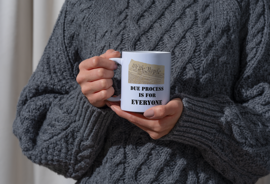 Ceramic Mug - US Constitution Due Process Reminder